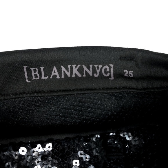 Blank NYC Black Sequin Spray On Skinny Pants - Picture 6 of 6